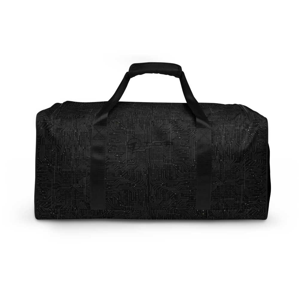 TOP Black on Black Duffle Bag