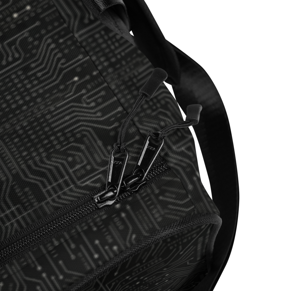 TOP Black on Black Duffle Bag