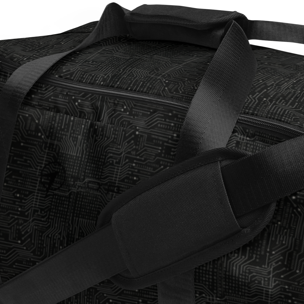 TOP Black on Black Duffle Bag