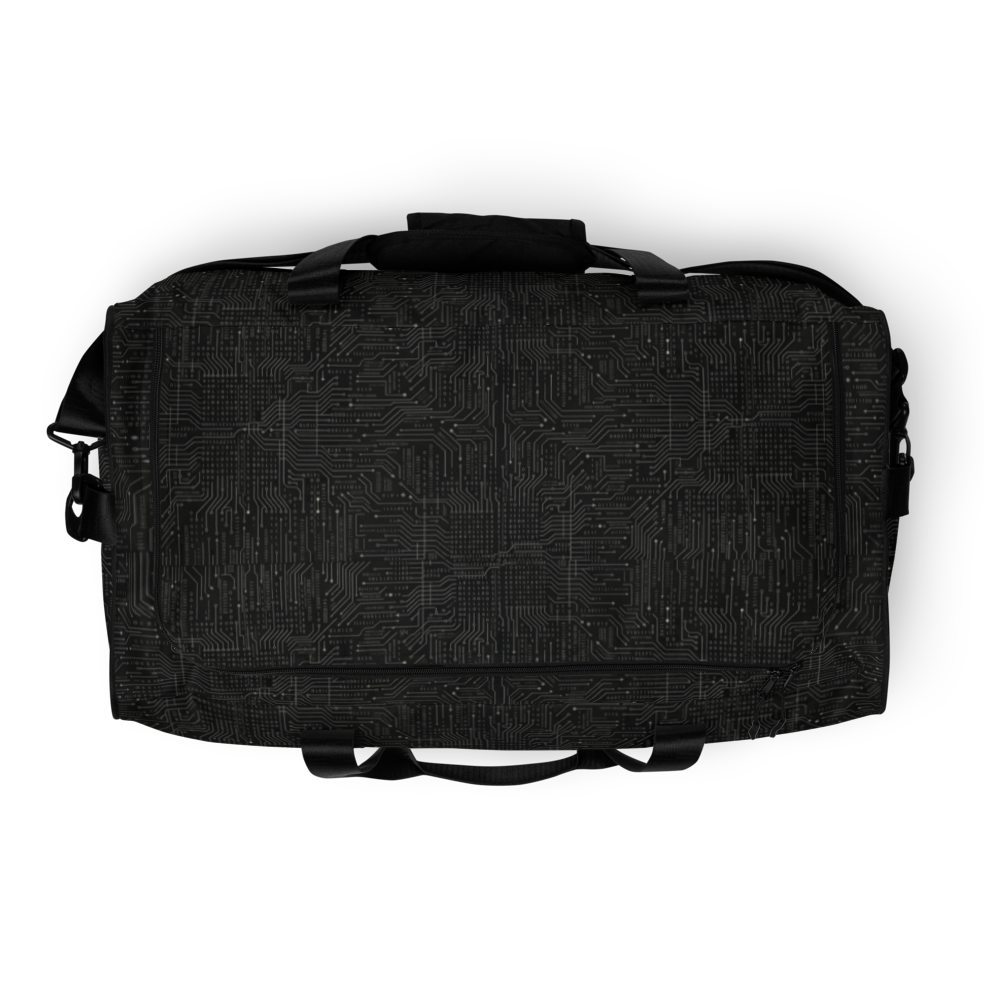 TOP Black on Black Duffle Bag
